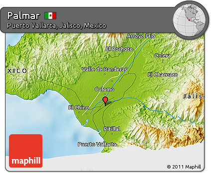 Physical 3D Map of Palmar