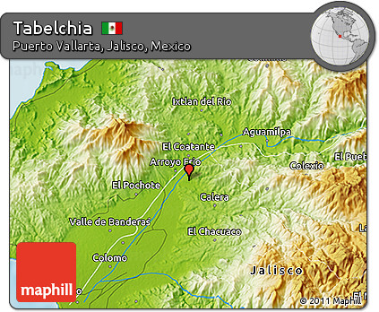 Physical 3D Map of Tabelchia