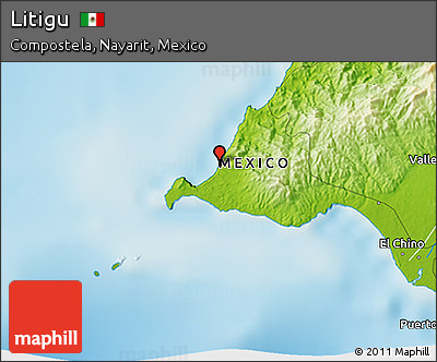 Physical 3D Map of Litigu