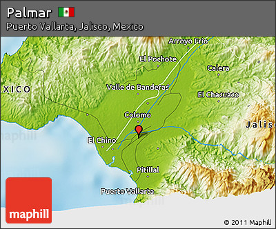 Physical 3D Map of Palmar