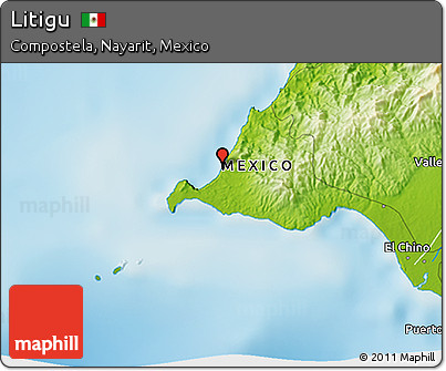 Physical 3D Map of Litigu