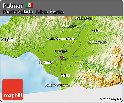Physical 3D Map of Palmar