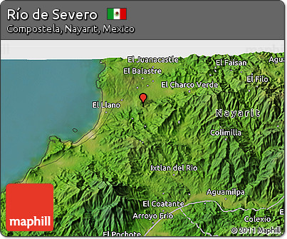 Satellite 3D Map of Río De Severo