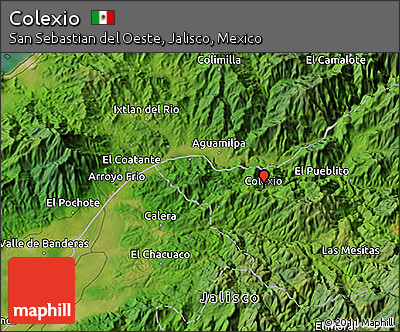 Satellite 3D Map of Colexio