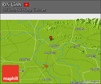 Physical 3D Map of Ðối Lĩnh