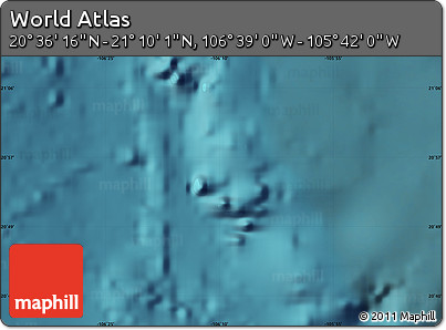 Satellite Map of the Area around 20° 53' 8" N, 106° 10' 30" W