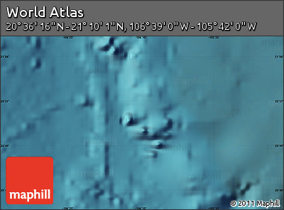 Satellite Map of the Area around 20° 53' 8" N, 106° 10' 30" W