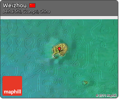 Satellite 3D Map of Weizhou