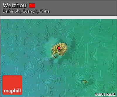 Satellite 3D Map of Weizhou