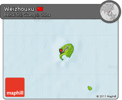 Physical Map of Weizhouxu