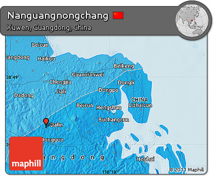 Political Map of Nanguangnongchang