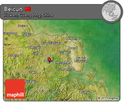 Satellite Map of Beicun