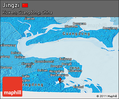Political Panoramic Map of Jingzi