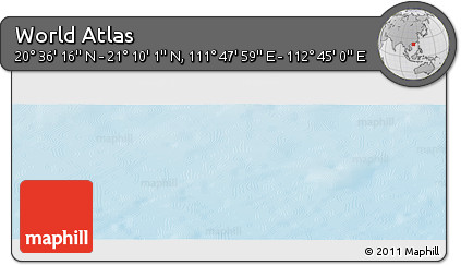 Physical Panoramic Map of the Area around 20° 53' 8" N, 112° 16' 30" E