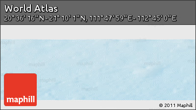 Physical Panoramic Map of the Area around 20° 53' 8" N, 112° 16' 30" E