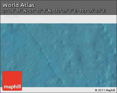 Satellite 3D Map of the Area around 20° 53' 8" N, 113° 7' 30" E