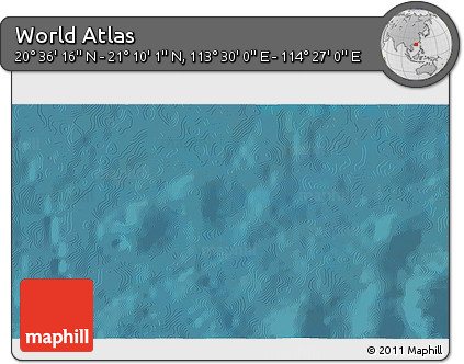 Satellite 3D Map of the Area around 20° 53' 8" N, 113° 58' 29" E