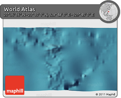 Satellite 3D Map of the Area around 20° 53' 8" N, 129° 16' 30" E