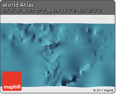 Satellite 3D Map of the Area around 20° 53' 8" N, 129° 16' 30" E