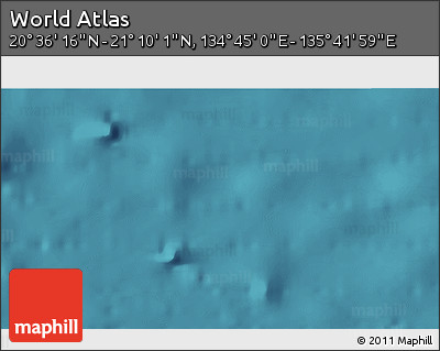 Satellite 3D Map of the Area around 20° 53' 8" N, 135° 13' 29" E