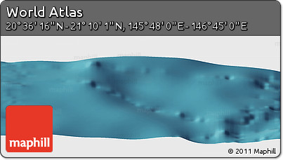 Satellite Panoramic Map of the Area around 20° 53' 8" N, 146° 16' 30" E