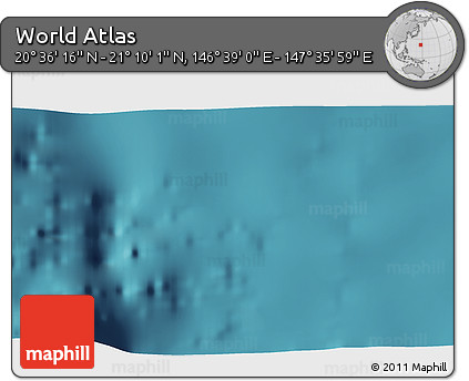 Satellite 3D Map of the Area around 20° 53' 8" N, 147° 7' 30" E