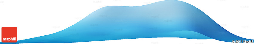 Shaded Relief Horizon Map of the Area around 20° 53' 8" N, 147° 58' 29" E