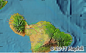 Satellite Map of Wailuku Heights
