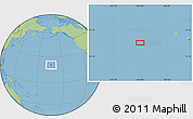 Savanna Style Location Map of the area around 20° 53' 8" N, 163° 58' 29" W