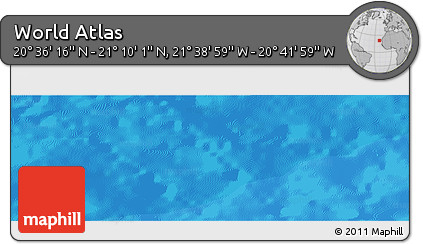 Political Panoramic Map of the Area around 20° 53' 8" N, 21° 10' 29" W