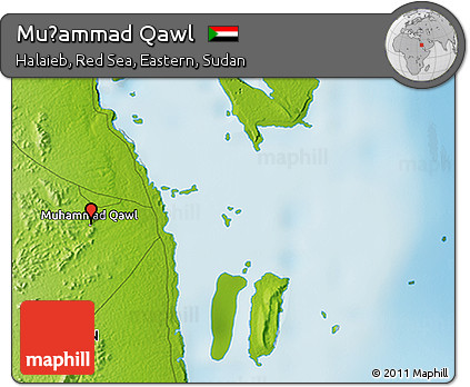 Physical 3D Map of Muḩammad Qawl
