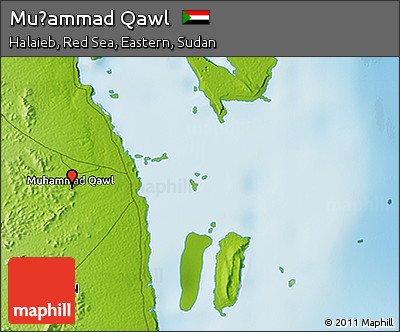Physical 3D Map of Muḩammad Qawl