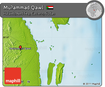 Physical Map of Muḩammad Qawl