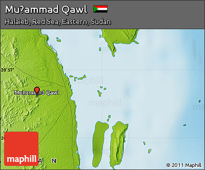 Physical Map of Muḩammad Qawl