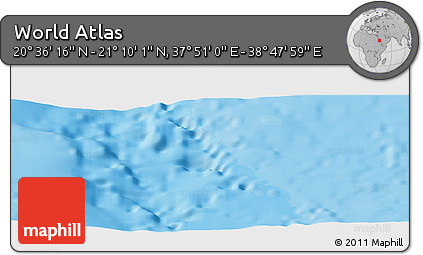 Political Panoramic Map of the Area around 20° 53' 8" N, 38° 19' 30" E