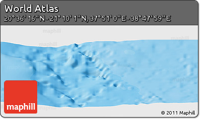 Political Panoramic Map of the Area around 20° 53' 8" N, 38° 19' 30" E