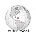 Outline Map of the Area around 20° 53' 8" N, 68° 46' 30" W, rectangular outline
