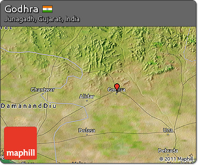 Godhra In Gujarat Map Free Satellite 3D Map Of Godhra