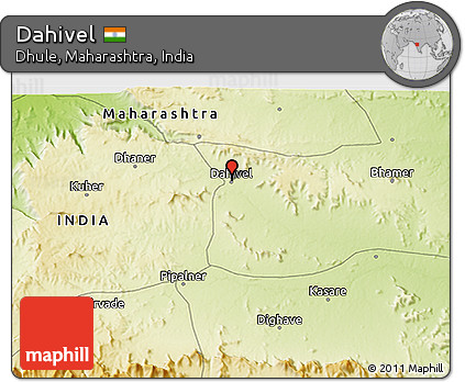 Physical 3D Map of Dahivel