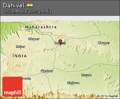 Physical 3D Map of Dahivel