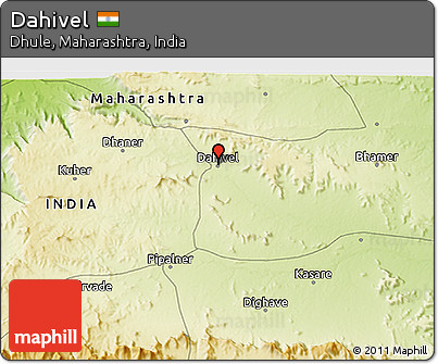 Physical 3D Map of Dahivel
