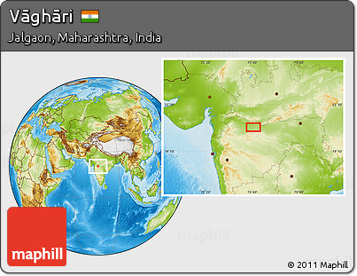 Physical Location Map of Vāghāri