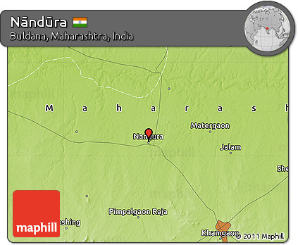 Physical Map of Nāndūra