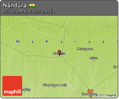 Physical Map of Nāndūra