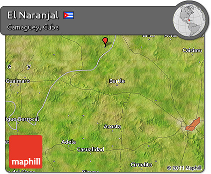Satellite Map of El Naranjal