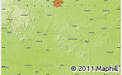 Physical Map of the area around 20° 53' 8" N, 79° 7' 30" E