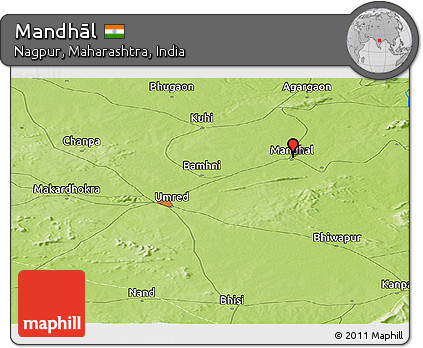 Physical Panoramic Map of Mandhāl