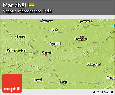 Physical Panoramic Map of Mandhāl