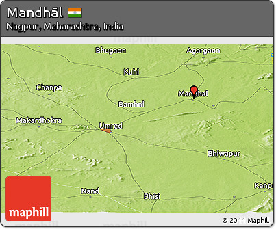 Physical Panoramic Map of Mandhāl