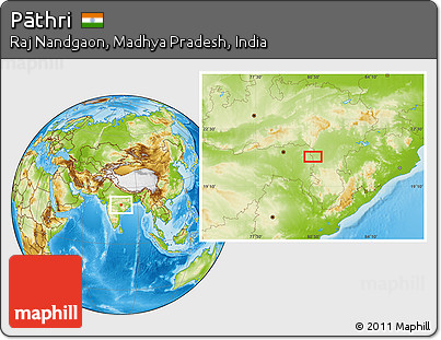 Physical Location Map of Pāthri